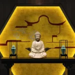 Figurine Bouddha en méditation pour intérieur serein