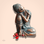 Résine Bouddha allongé, symbole de paix intérieure
