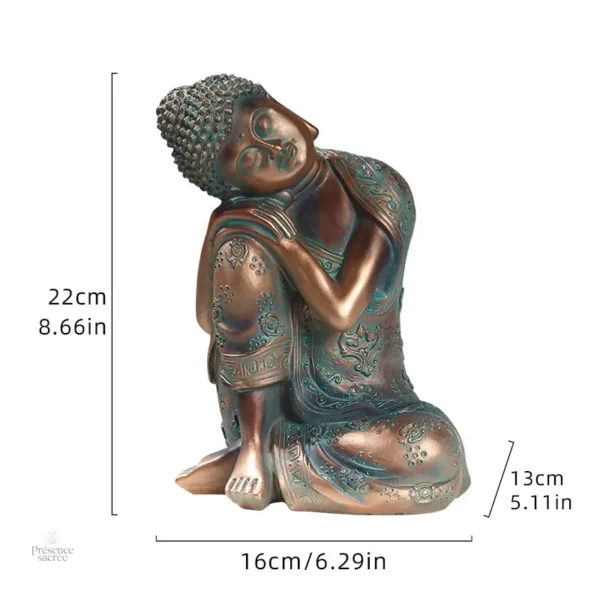 Statue en résine représentant Bouddha, style artistique unique