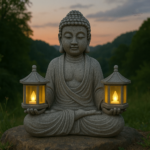 Décoration Bouddha solaire pour un intérieur zen et harmonieux