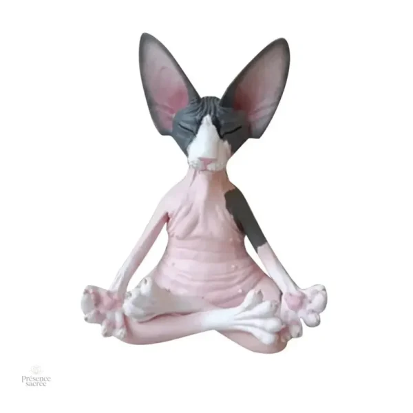 Chat Sphinx, pièce décorative inspirée de la méditation