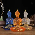 Résine, statue de Bouddha, élément de décoration