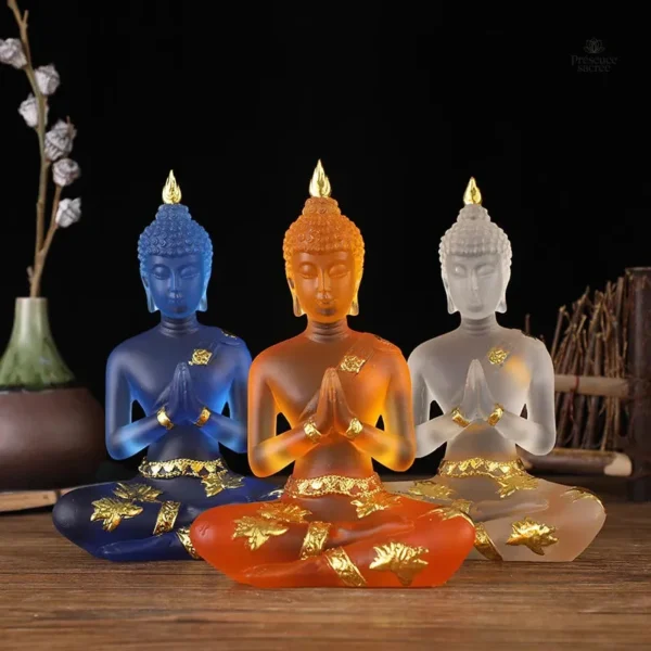 Résine, statue de Bouddha, élément de décoration