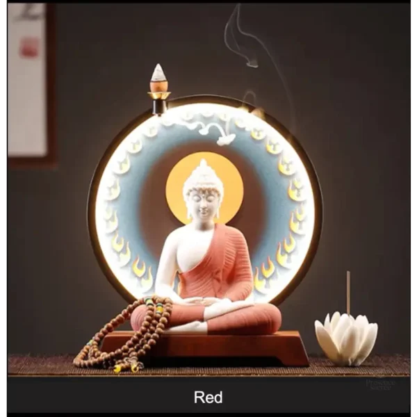 Bouddha lumineux pour décoration intérieure zen