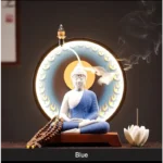 Art décoratif : Bouddha Gautama avec lumière