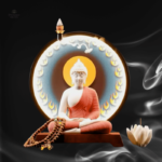 Statue lumineuse de Bouddha Gautama décorative