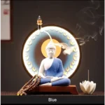Statue moderne de Bouddha avec éclairage intégré
