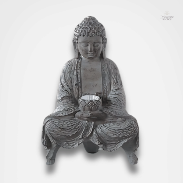 Statue Bouddha rayonnante pour une ambiance sereine