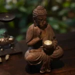 Artisanat de la statue Bouddha, reflet de sagesse