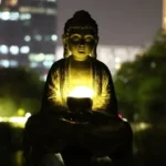 Statue solaire de Bouddha, cadeau inspirant pour tous
