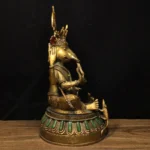 Art de la statue Ganesh, cuivre orné fait main