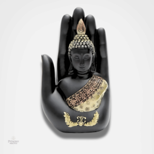Statue Main Bouddha en méditation, symbole de sérénité