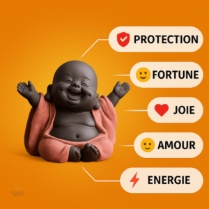 Bébé Bouddha Rieur, symbole de joie et de bonheur