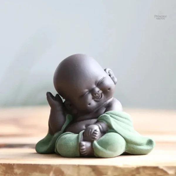 Statuette décorative, Bouddha Rieur pour feng shui