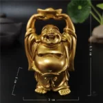 Artisanat de la statuette Bouddha Rieur en résine