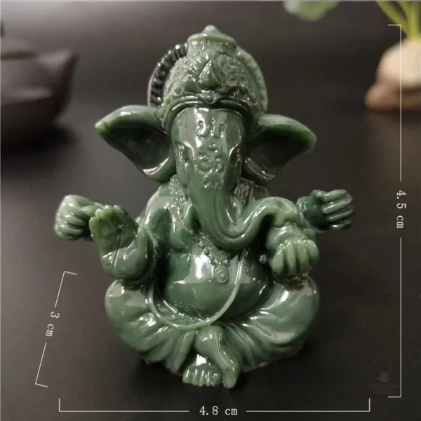 Élégante statue de Ganesh en matériau durable