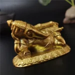 Figurine de Ganesh allongée, ajout artistique pour la maison