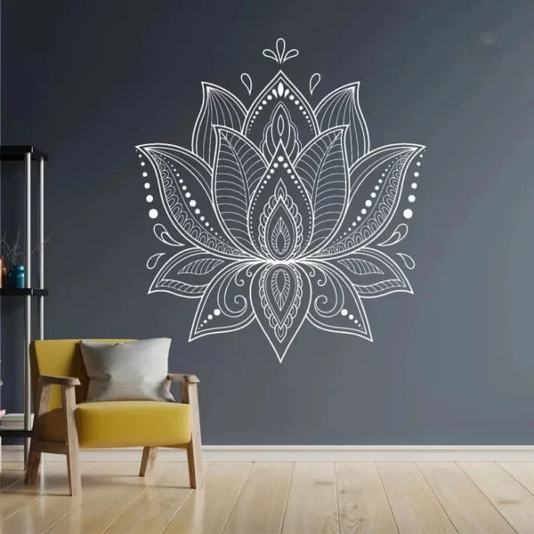 Stickers lotus zen pour décoration intérieure apaisante