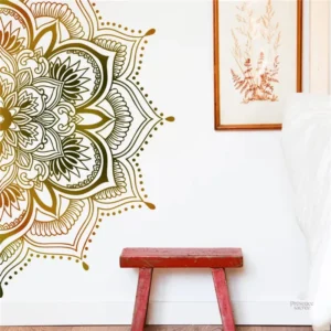Stickers mandala colorés inspirés par la méditation