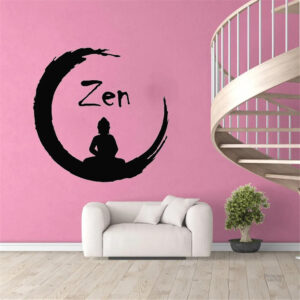 Stickers muraux apaisants inspirés du zen