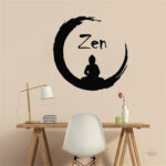 Adhésif mural zen pour feng shui et sérénité