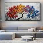 Tableau Arbre de Vie Coloré en décoration bouddhiste