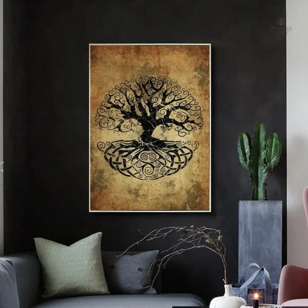 Illustration Arbre de Vie pour salle de méditation