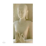 Tableau décoratif Bouddha Blanc, ambiance zen