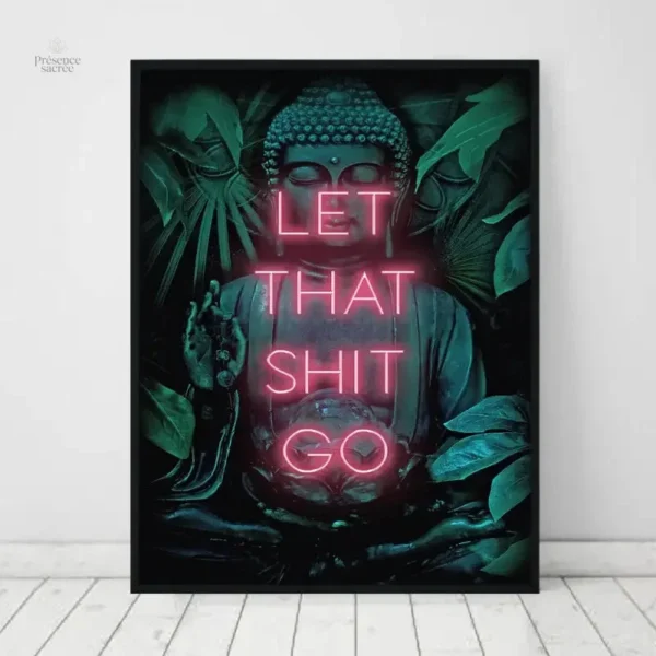 Œuvre inspirante mettant en avant la méditation bouddhiste
