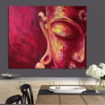 Tableau artistique Bouddha - design méditatif