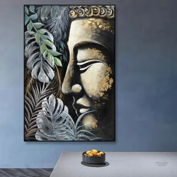 Décoration murale Bouddha pour un intérieur spirituel