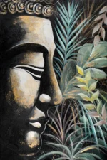 Illustration de Bouddha, pièce maîtresse décorative