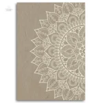Élégant tableau lotus pour intérieur spirituel