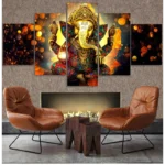 Tableau décoratif Ganesh, style bouddhiste élégant