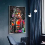 Tableau mural Bouddha décoratif en peinture artistique