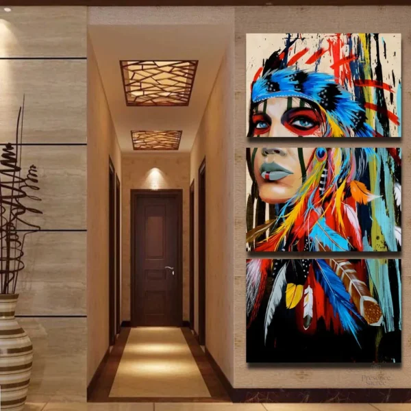 Peinture amérindienne pour une ambiance zen