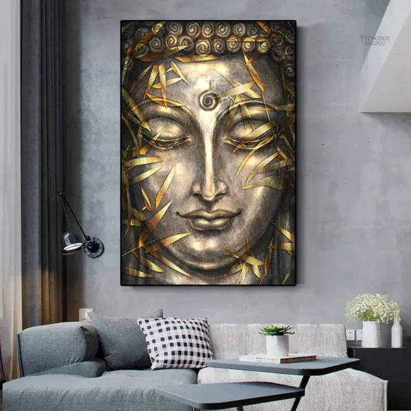 Buste de Bouddha or