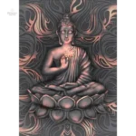 Art mural Bouddha en or