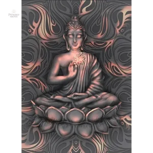 Art mural Bouddha en or