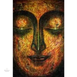 Portrait de Bouddha doré