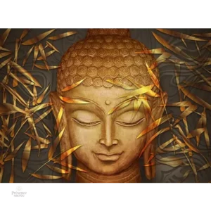 Tableau décoratif Bouddha or