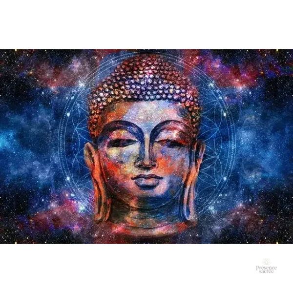Tableau moderne tête de Bouddha