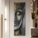 Bouddha en méditation sur toile artistique
