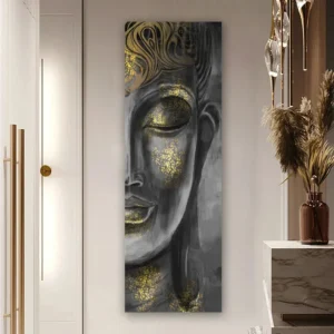 Bouddha en méditation sur toile artistique