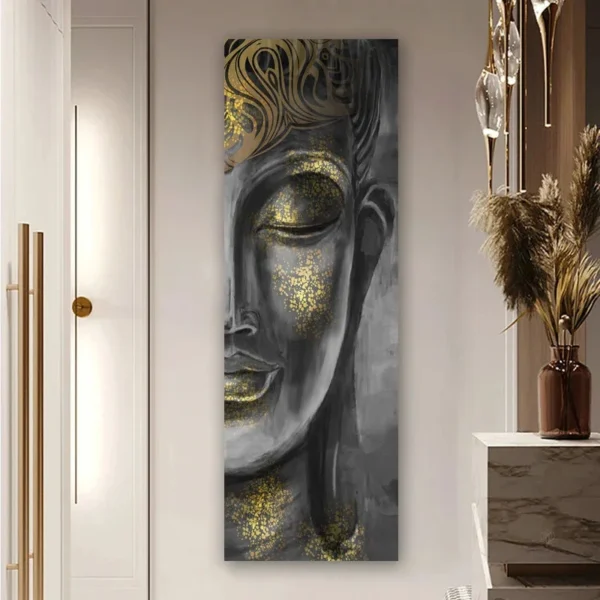 Bouddha en méditation sur toile artistique