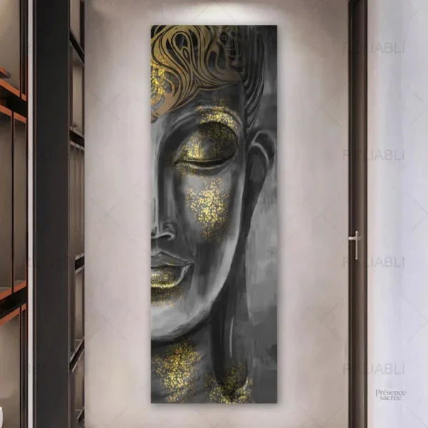 Art mural Bouddha pour ambiance relaxante
