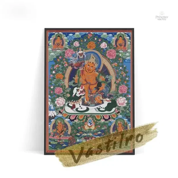 Tableau toile Thangka traditionnel