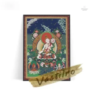 Tableau toile Thangka décoratif traditionnel