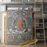 Art Thangka, illustration vibrante et riche en détails