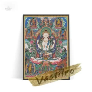 Tableau toile Thangka décoratif